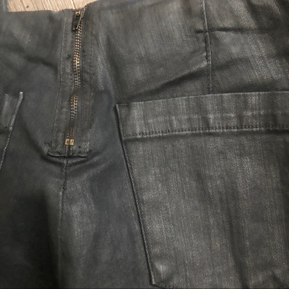 GAP Coated Zip Back Skinny Jeans Size 27 - Picture 2 of 4